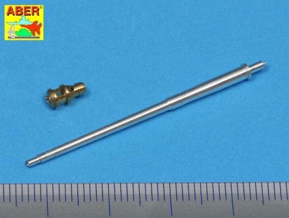 Aber 72L-56 Lufa 75mm do niemieckiej armaty p/panc Pak 40 z późnym hamulcem wylotowym / German 75mm gun barrel for PaK40 with late muzzle brake 1/72