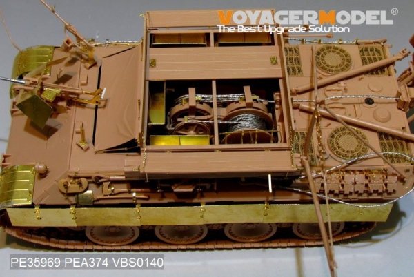 Voyager Model PE35969 WWII German Bergepanther Ausf.A (Early type,Panther A tool holders) Basic For MENG SS-015  1/35