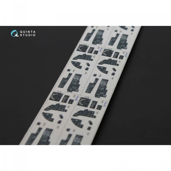 Quinta Studio QD72001 Pe-2 3D-Printed &amp; coloured Interior on decal paper (for 7283 Zvezda kit) 1/72
