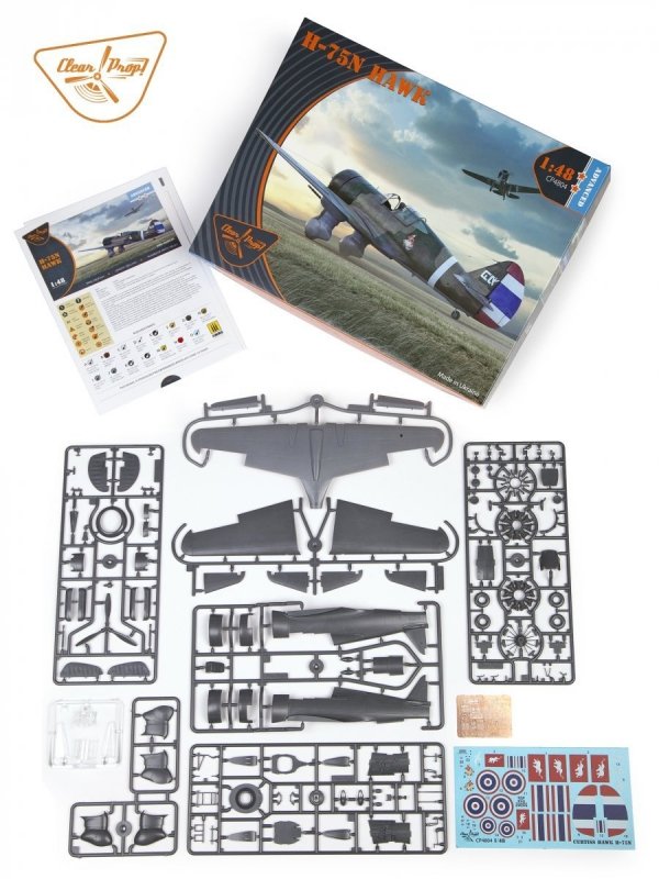 Clear Prop! CP4804 H-75N Hawk ADVANCED KIT 1/48