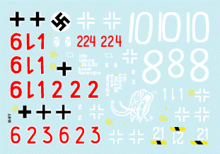 Star Decals 35-977 German Tanks in Norway 1/35