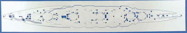 Aoshima 04990 Plastic deck sheet Fuso 1:700