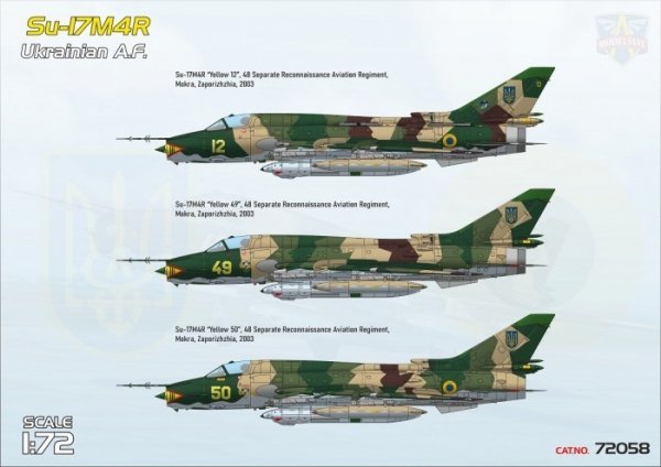 Modelsvit 72058 Su-17M4R Ukrainian A.F. 1/72
