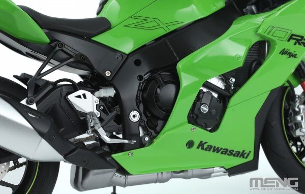Meng Model MT-008s Kawasaki Ninja ZX-10RR  Pre-Coloured Edition 1/9