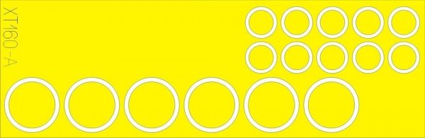 Eduard XT160 M-26 wheel masks 1/35 HOBBY BOSS