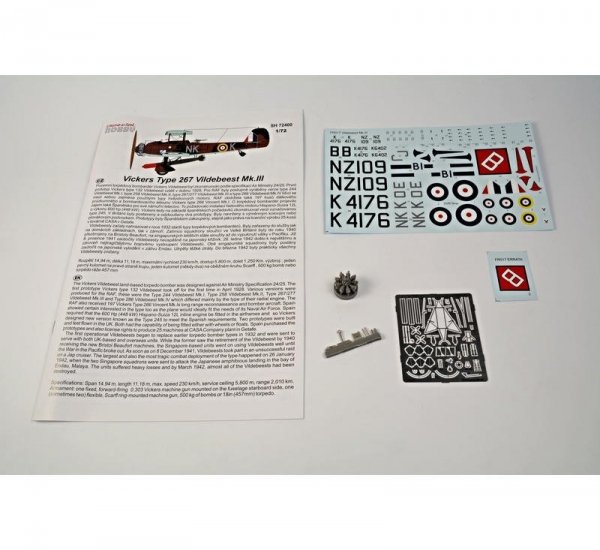 Special Hobby 72400 Vickers Vildebeest Mk. III 1/72