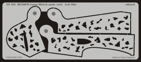 Eduard XF562 Bf 109F/ G Large Blotch mask-etch 1/48