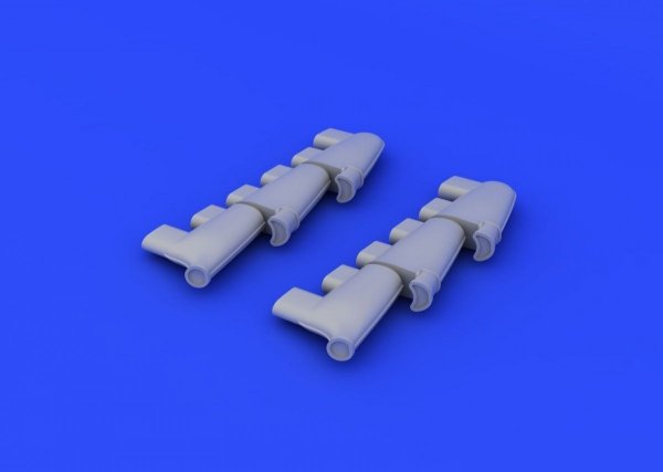 Eduard 648211 Spitfire Mk. I exhaust stacks 1/48 (AIRFIX)