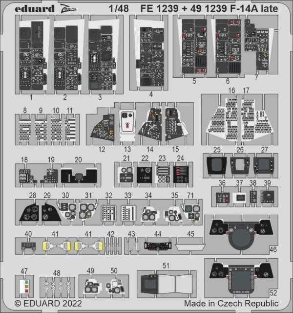 Eduard BIG49318 F-14A late TAMIYA 1/48
