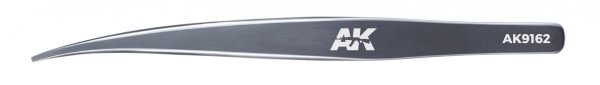 AK Interactive AK9162 HG ANGLED TWEEZERS 02 FLAT-END