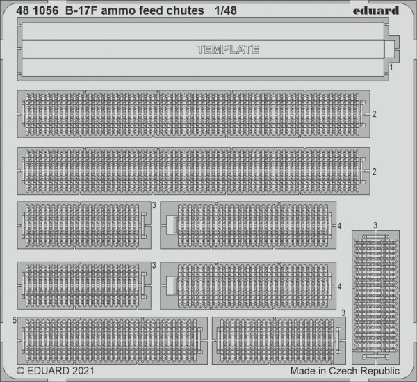 Eduard BIG49300 B-17F part III HKM 1/48