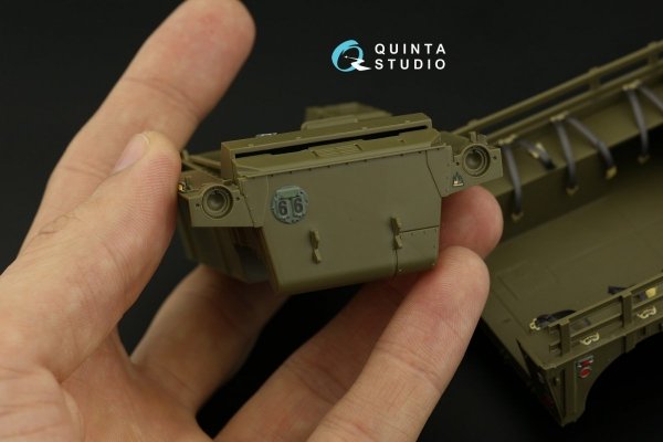 Quinta Studio QD35051 Gama Goat family 3D-Printed &amp; coloured Interior on decal paper (Tamiya) 1/35