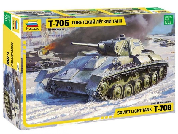 Zvezda 3631 Soviet tank T-70B 1/35 