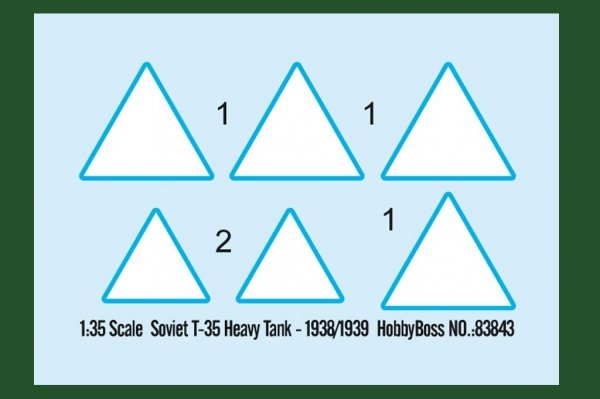 Hobby Boss 83843 Soviet T-35 Heavy Tank 1938/1939 1/35