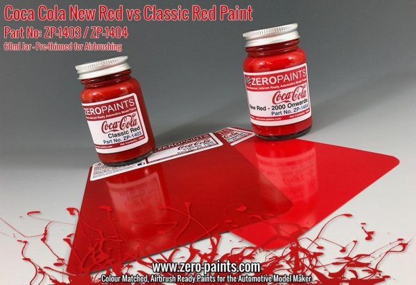 Zero Paints ZP-1403 Coca Cola Classic Red Paint 60ml