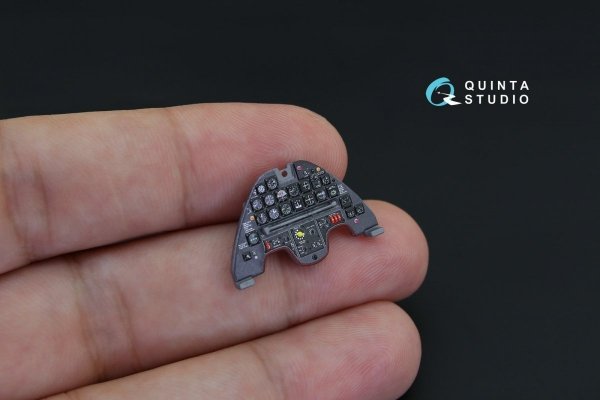 Quinta Studio QD32065 A-1H Skyraider 3D-Printed &amp; coloured Interior on decal paper (for ZM SWS kit) 1/32