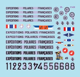 Star Decals 35-C1420 M29C Weasel - E.P.F. Les Expeditions Polaires Francaises. French Polar Expeditions in the 1940-60s 1/35