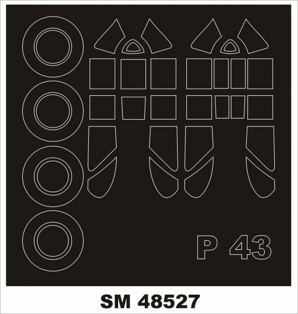 Montex SM48527 P-43 Lancer 1/48