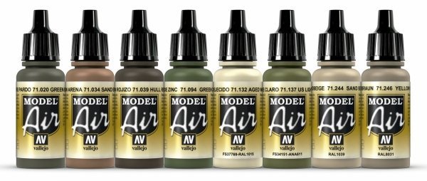 Vallejo 71620 Cold War &amp; Modern Russian Desert Patterns 8x17ml