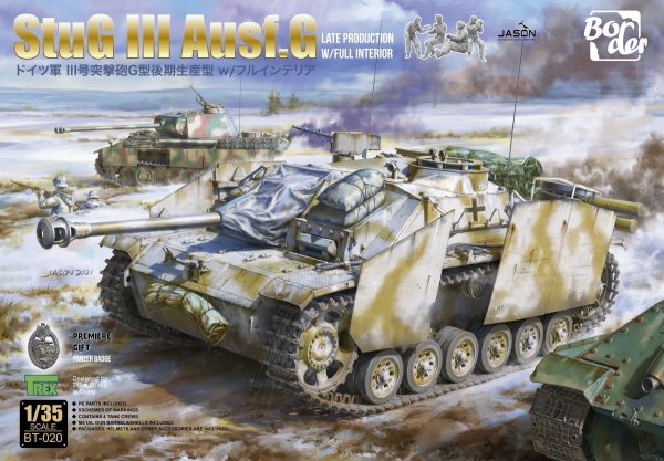 Border Model BT-020 StuG III Ausf. G Late Production with Interior 1/35