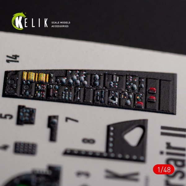 KELIK K48101 A-7E Corsair II- interior 3D decals for HobbyBoss kit 1/48