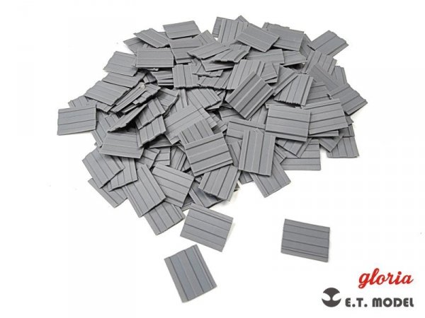 E.T. Model P35-204 WWII Roof Tiles Ludlow Type 1/35 ( dachówki )