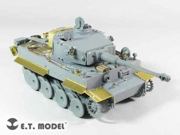 E.T. Model EA35-109 WWII German TIGER I Fender &amp; Side Skirts (Early Production) For DRAGON Smart Kit 1/35