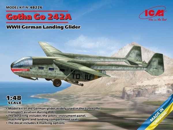 ICM 48226 Gotha Go 242A WWII German Landing Glider 1/48
