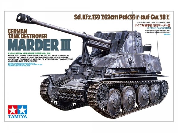 Tamiya 35248 German Tank Destroyer Marder III (1:35)