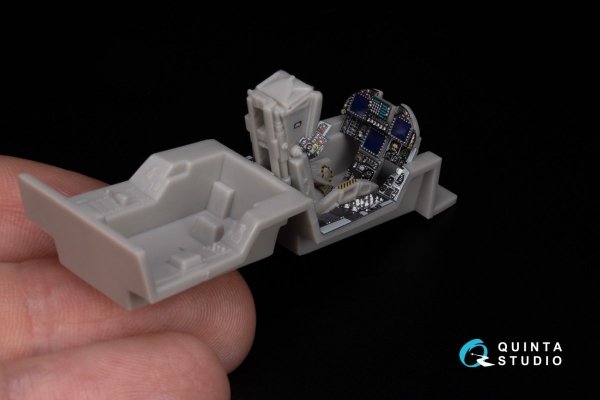 Quinta Studio QD48284 F/A-18A++ 3D-Printed &amp; coloured Interior on decal paper (Hasegawa) 1/48