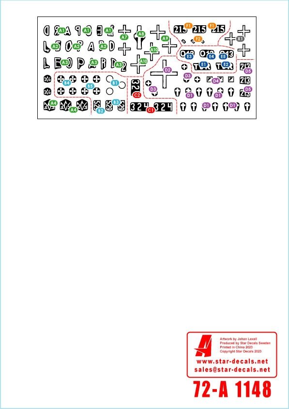 Star Decals 72-A1148 War in Ukraine # 10 Ukrainian Oldies. Tanks and AFVs 2022-23. T-62M (obr 2022), T-62M, BTR-60BP, BMP-1P. 1/72