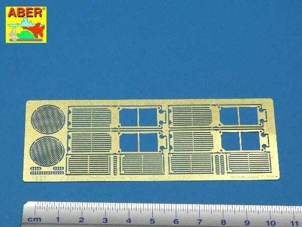Aber 35G26 Grilles for german tank Standardpanzer E-75 or E-50 (1:35)