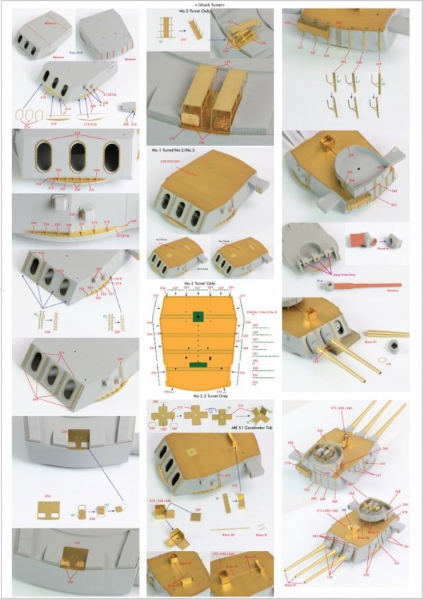 Pontos 22002F1 USS BB-63 Missouri 1945 Detail Up Set (Without wooden deck) (1:200)