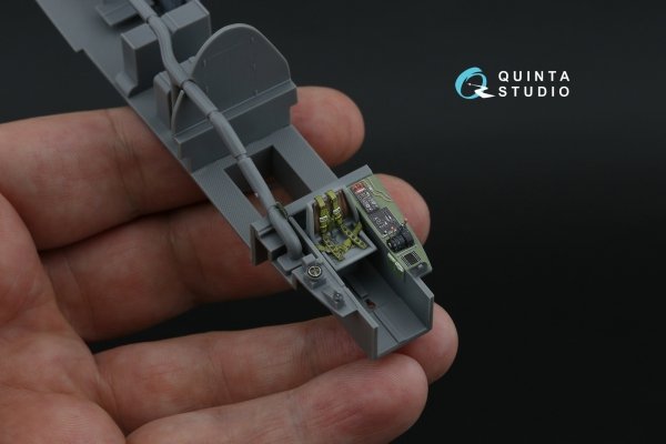 Quinta Studio QD+48555 Bristol Beaufighter NF.Mk.VI 3D-Printed &amp; coloured Interior on decal paper (Tamiya) (with 3D-printed resin parts) 1/48