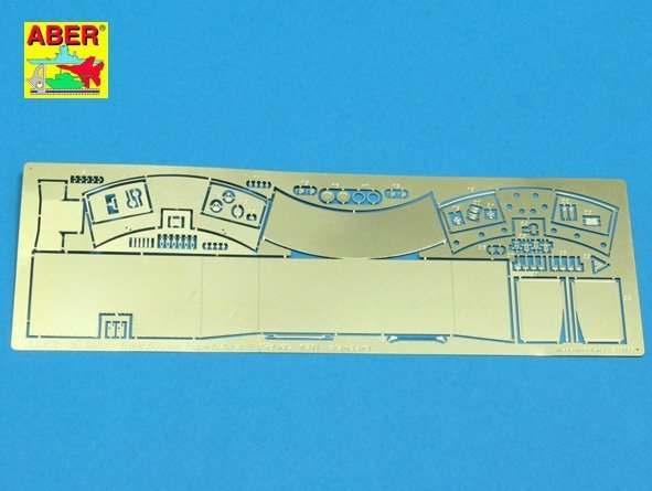 Aber 35A102 Turret stowage bin for german tank Pz. Kpfw. VI Tiger I, standard model (1:35)
