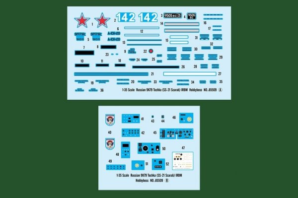 Hobby Boss 85509 Russian 9K79 Tochka (SS-21 Scarab) IRBM 1:35