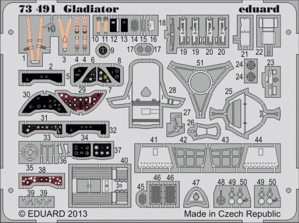Eduard 73491 Gladiator 1/72 AIRFIX