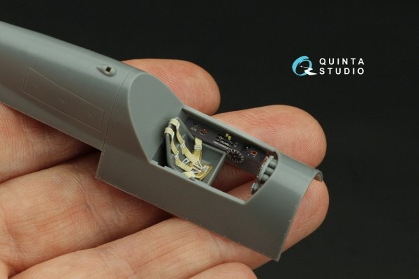 Quinta Studio QD48515 Do 335A-12 Trainer 3D-Printed &amp; coloured Interior on decal paper (Tamiya) 1/48