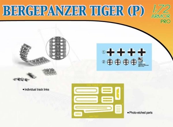 Dragon 7227 BERGEPANZER TIGER (P) (1:72)