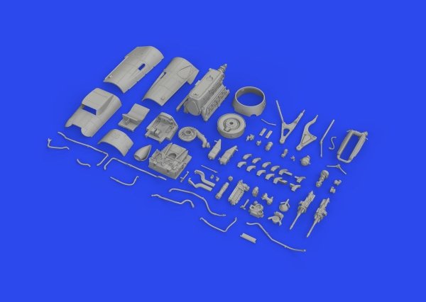 Eduard 648902 Bf 109K-4 engine EDUARD 1/48