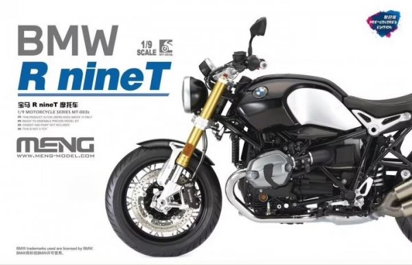 Meng Model MT-003S BMW R nineT (Pre-coloured Edition) 1/9