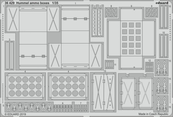 Eduard BIG3597 Hummel 1/35 TAMIYA