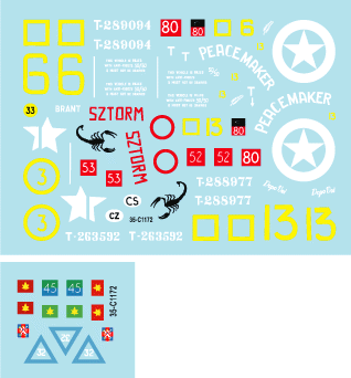 Star Decals 35-C1172 Sherman Firefly 1/35