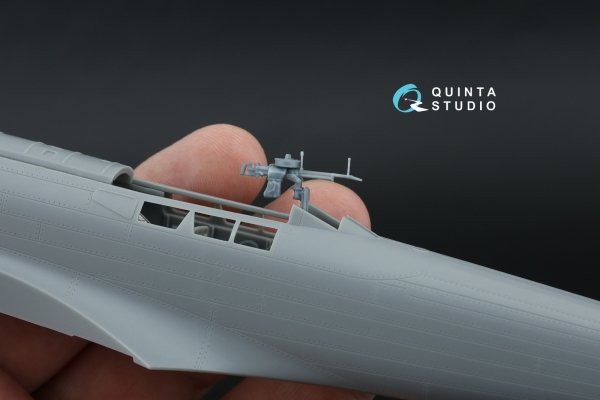 Quinta Studio QD+48574 Fairey Battle Mk.I 3D-Printed &amp; coloured Interior on decal paper (Trumpeter) (with 3D-printed resin parts) 1/48