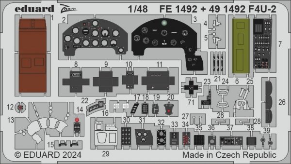 Eduard 491492 F4U-2 HOBBY BOSS 1/48