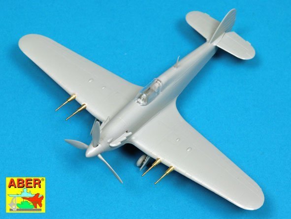 Aber A72 010 Armament for British fighter Hurricane Mk.II; Hispano 20mm x 4 (1:72)