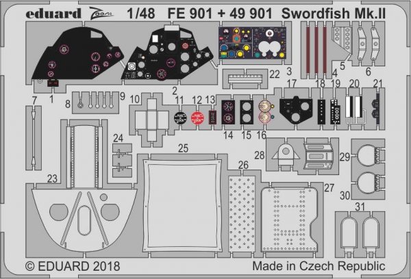 Eduard FE901 Swordfish Mk. II TAMIYA 1/48