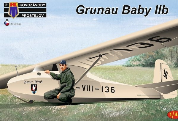 Kovozavody Prostejov KPM4813 Grunau Baby IIb 1/48
