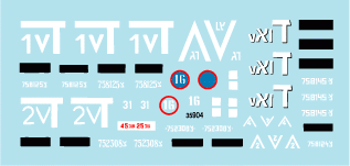 Star Decals 35-904 Israeli AFVs 1 M548A1 Alfa 1/35
