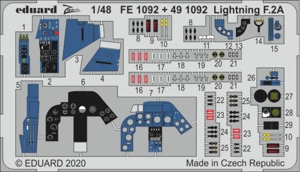 Eduard 491092 Lightning F.2A 1/48 AIRFIX